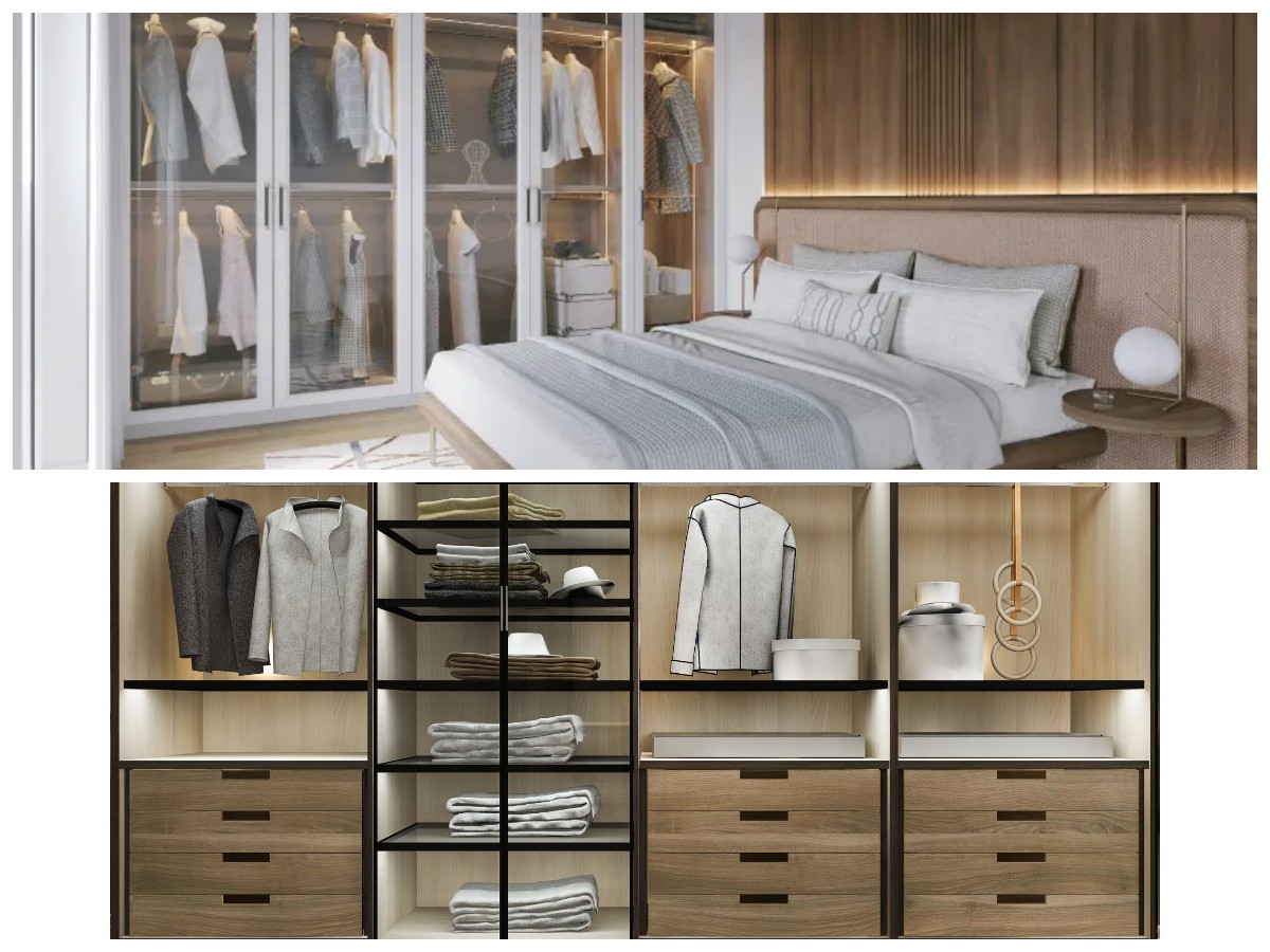 Ide Lemari Pakaian Minimalis Modern yang Bikin Kamar Terlihat Rapi dan Elegan