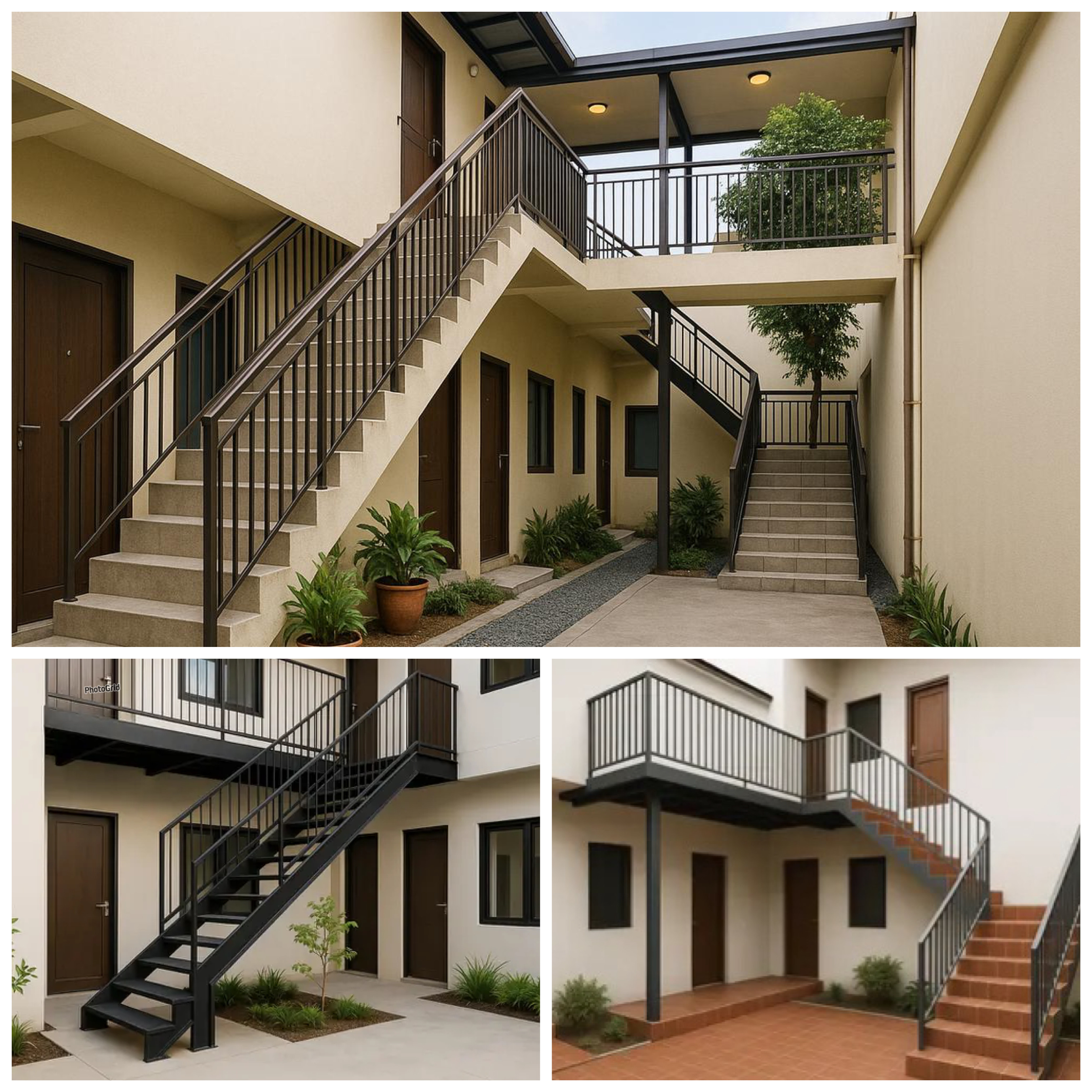 Bukan Sekadar Penghubung! Ini Ide Tangga Outdoor Rumah Kos yang Nyaman dan Aman!