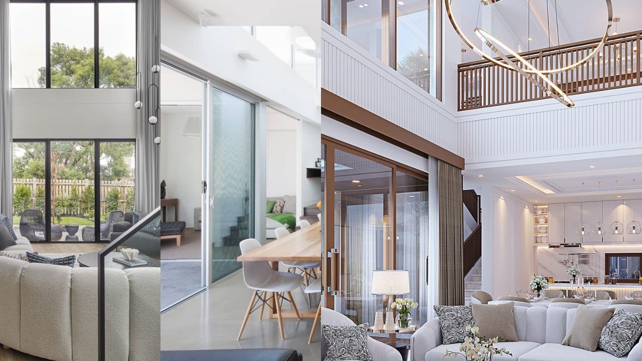 Desain Rumah Kecil dengan Void Modern, Cahaya dan Ruang Menyatu!