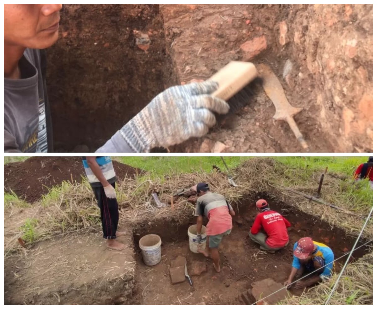 Tim Arkeolog Berhasil Ungkap Temuan Situs Bhre Kahuripan yang Berhubungan dengan Kerajaan Majapahit 