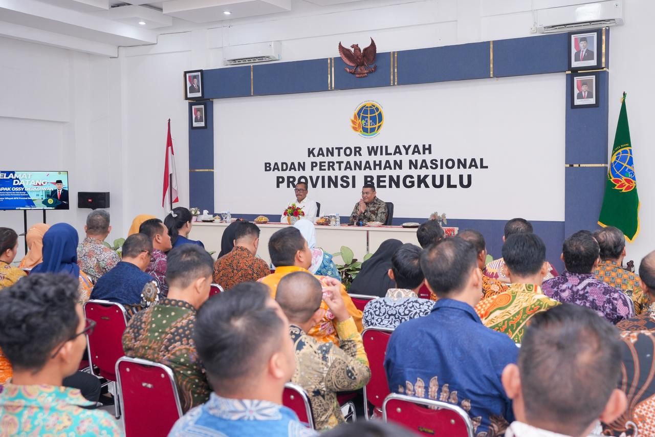 Wamen ATR/BPN Tekankan Kepatuhan Regulasi dan Empati Pelayanan Publik di Bengkulu