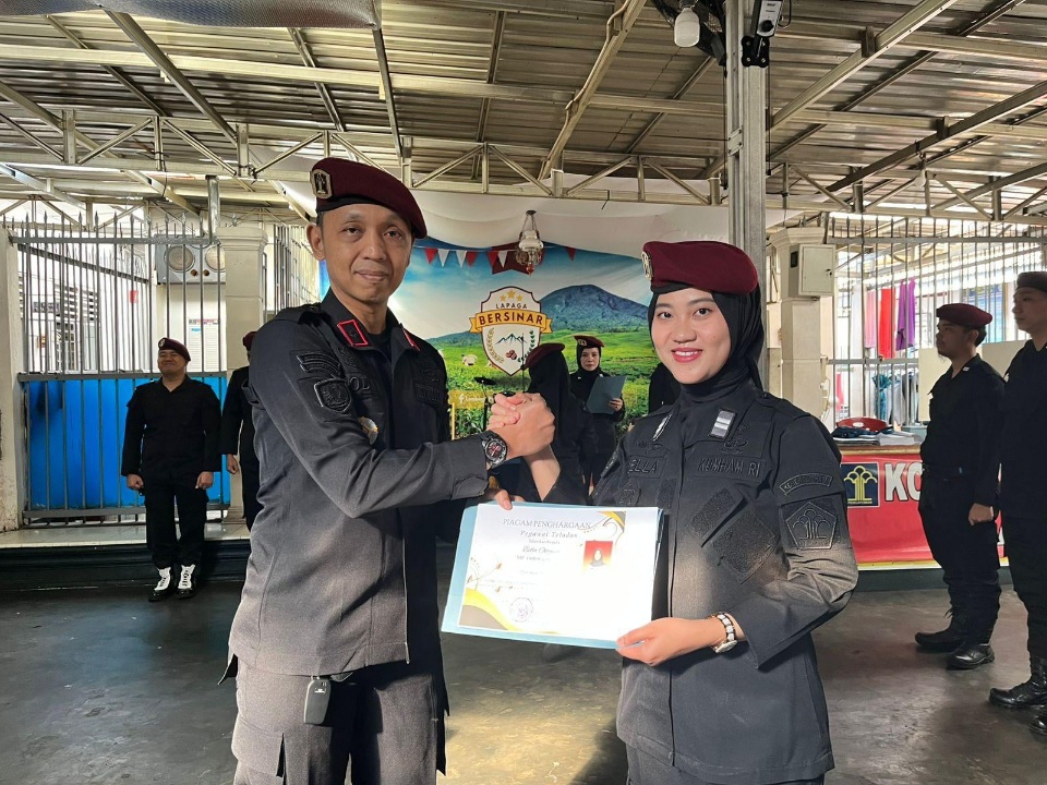 Reward Pegawai Teladan di Lapas, M Rolan : Apresiasi Kinerja Luar Biasa