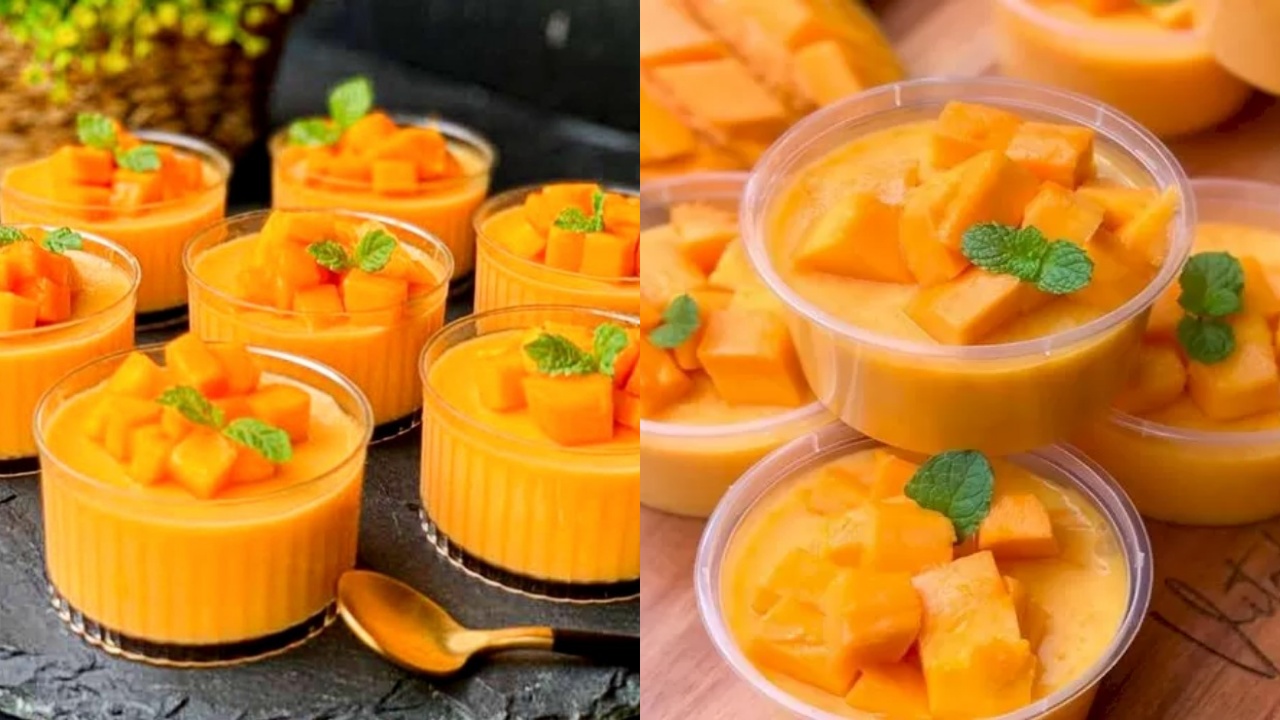 Ada Yang Baru Nih! Resep Puding Mangga Dengan Cita Rasa Yang Creamy