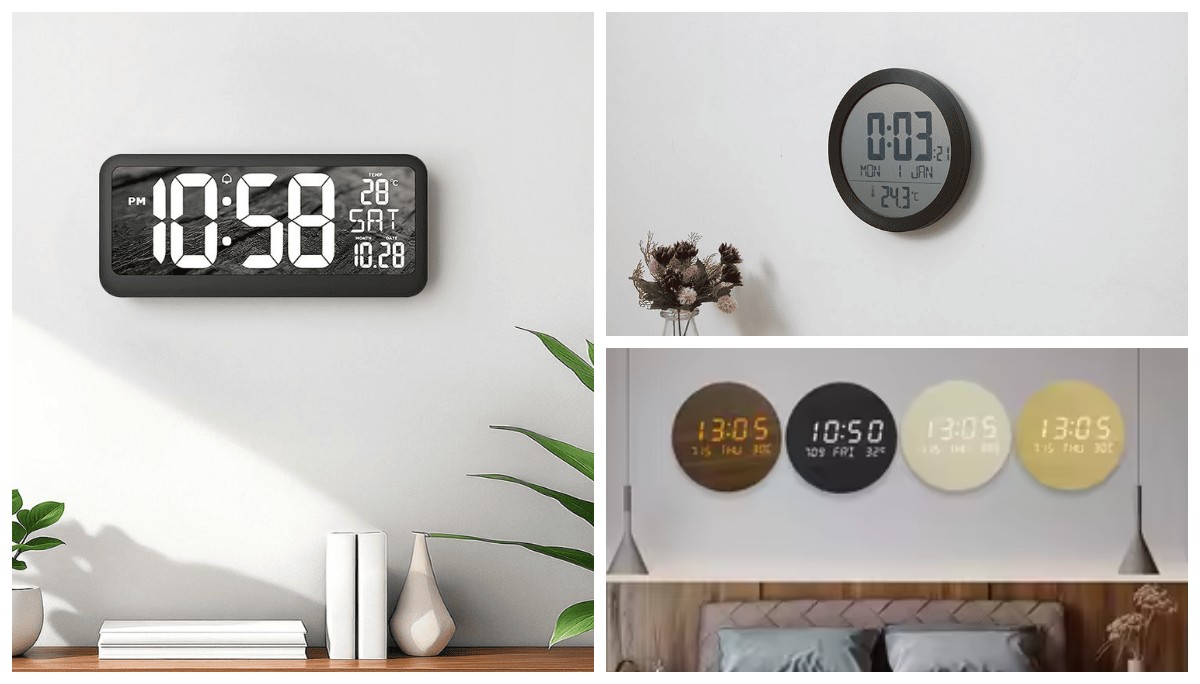 Bikin Rumah Lebih Modern! 5 Jam Dinding Digital dan Tips Memilihnya