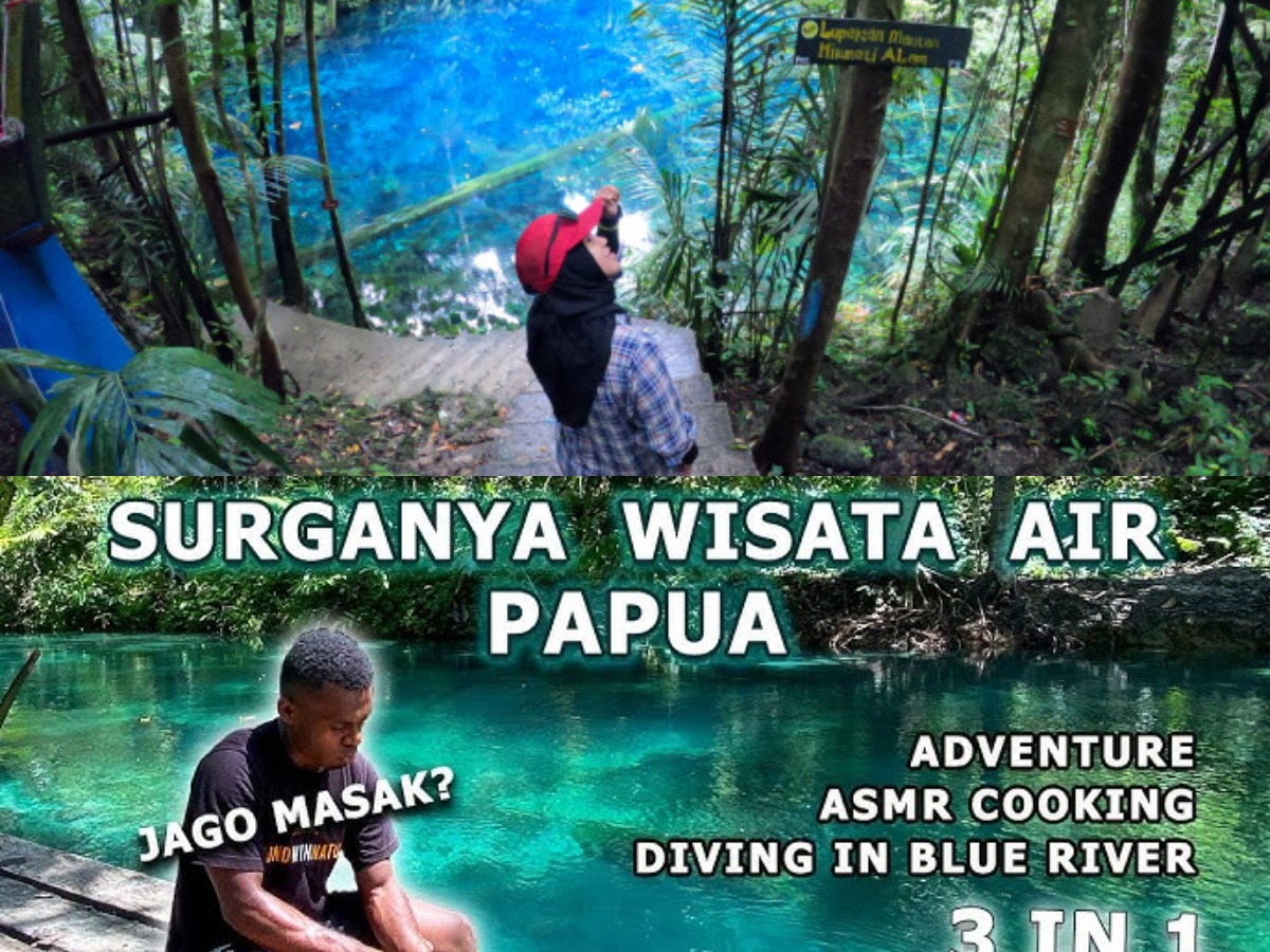 Pesona Alam Telaga Biru Samares yang Memikat di Biak Papua