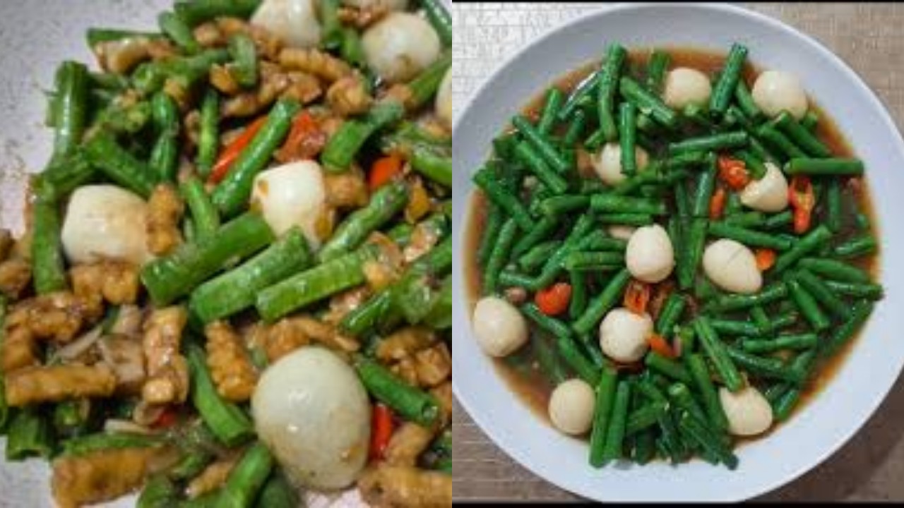 Catat! Inilah Resep Tumis Kacang Panjang Telur Puyuh, Lauk Yang Praktis