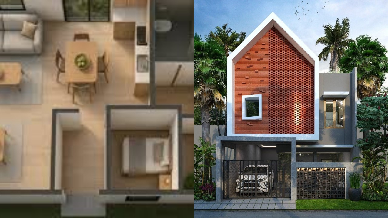 Inspirasi Rumah Sederhana 6x12 di Kampung, Nyaman untuk Keluarga Kecil!