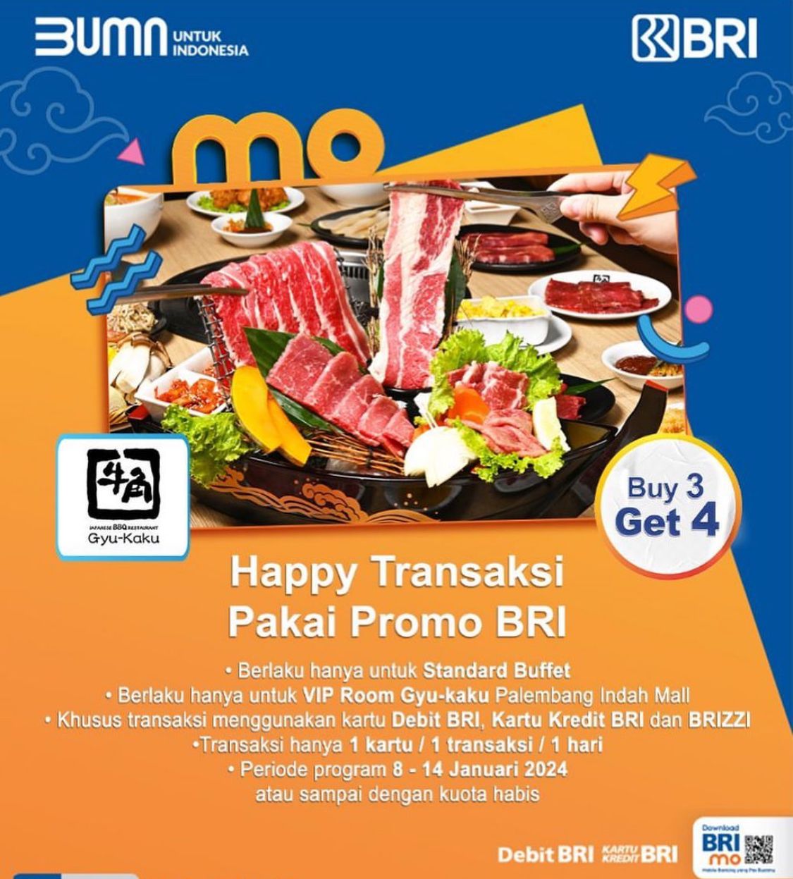 Happy Transaksi Pakai Promo BRI