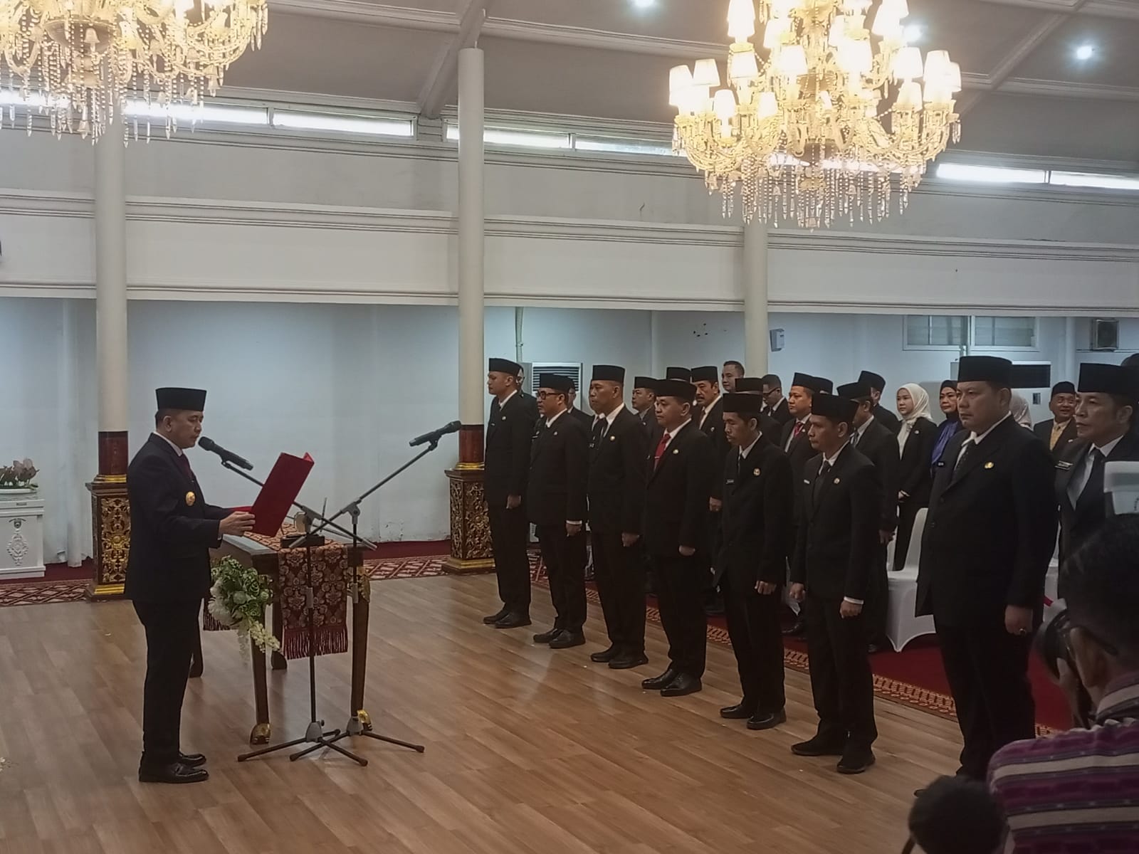  PJ Gubernur Sumatera Selatan Lantik Delapan Kepala OPD Baru, Ini Dia Orangnya!