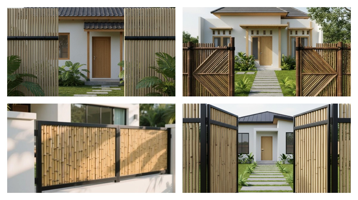 5 Inspirasi Model Pagar Bambu Estetik yang Mempercantik Hunian dan Ramah Lingkungan!