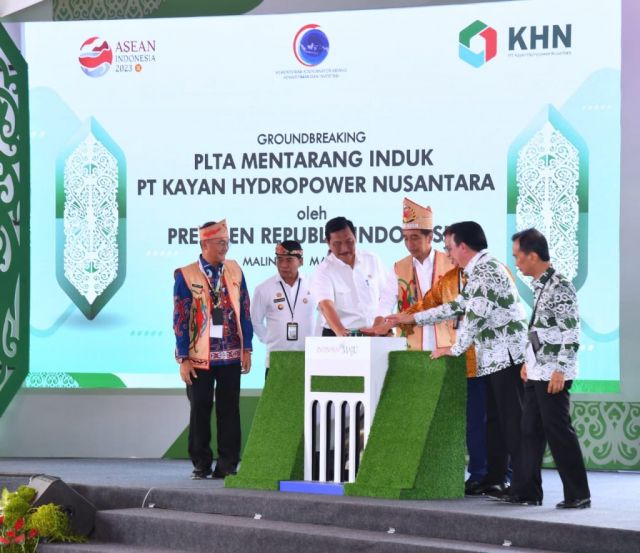 Resmikan Groundbreaking PLTA Mentarang, Presiden RI Dukung Transformasi Ekonomi Indonesia