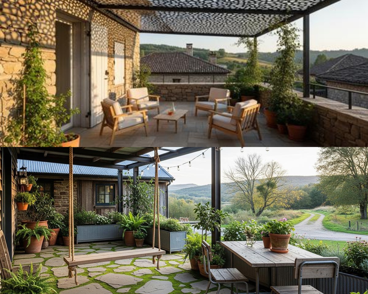 11 Inspirasi Teras Terbuka Rumah Desa yang Sejuk dan Alami: Solusi Sirkulasi Udara Maksimal Tanpa Perlu AC!