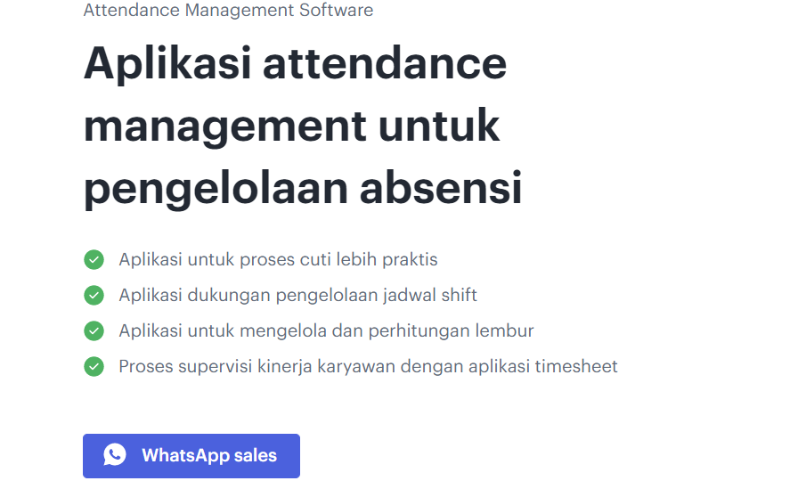 Download attendance management software Mekari Talenta