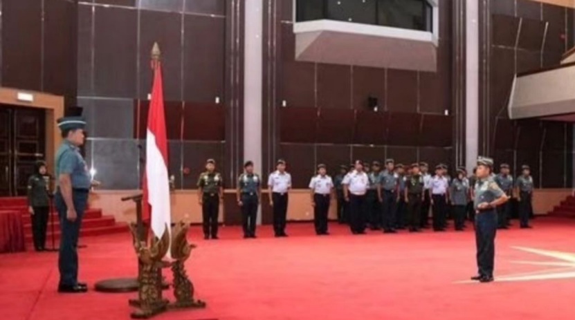 Panglima Pimpin Kenaikan Pangkat 12 Pati  Dilingkup TNI, Brigjen Inf M Thohir Menjabat Danrem 044/Gapo