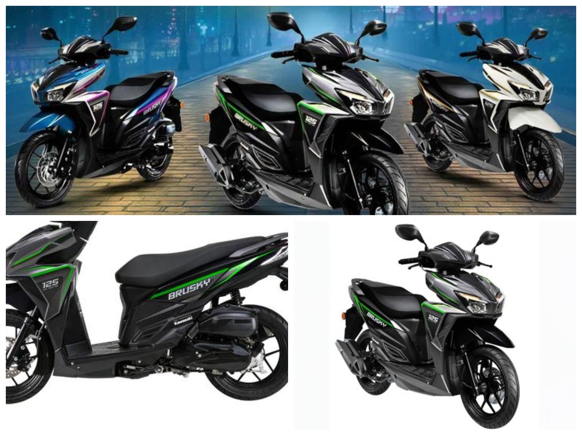 Kawasaki Brusky 125 Hadir Lebih Segar: Skutik Stylish untuk Pesaing Honda Vario!