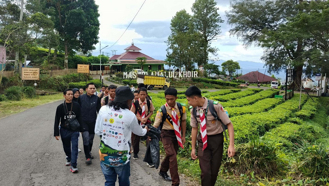 Pramuka Pagar Alam Napak Tilas Festival Dempo 2025 Napak Tilas