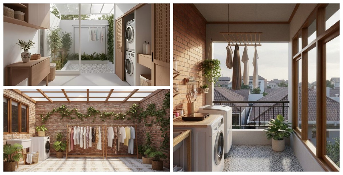 Hunian Mungil Lebih Rapi, Tips Membuat Ruang Cuci Jemur Nyaman dan Estetik!