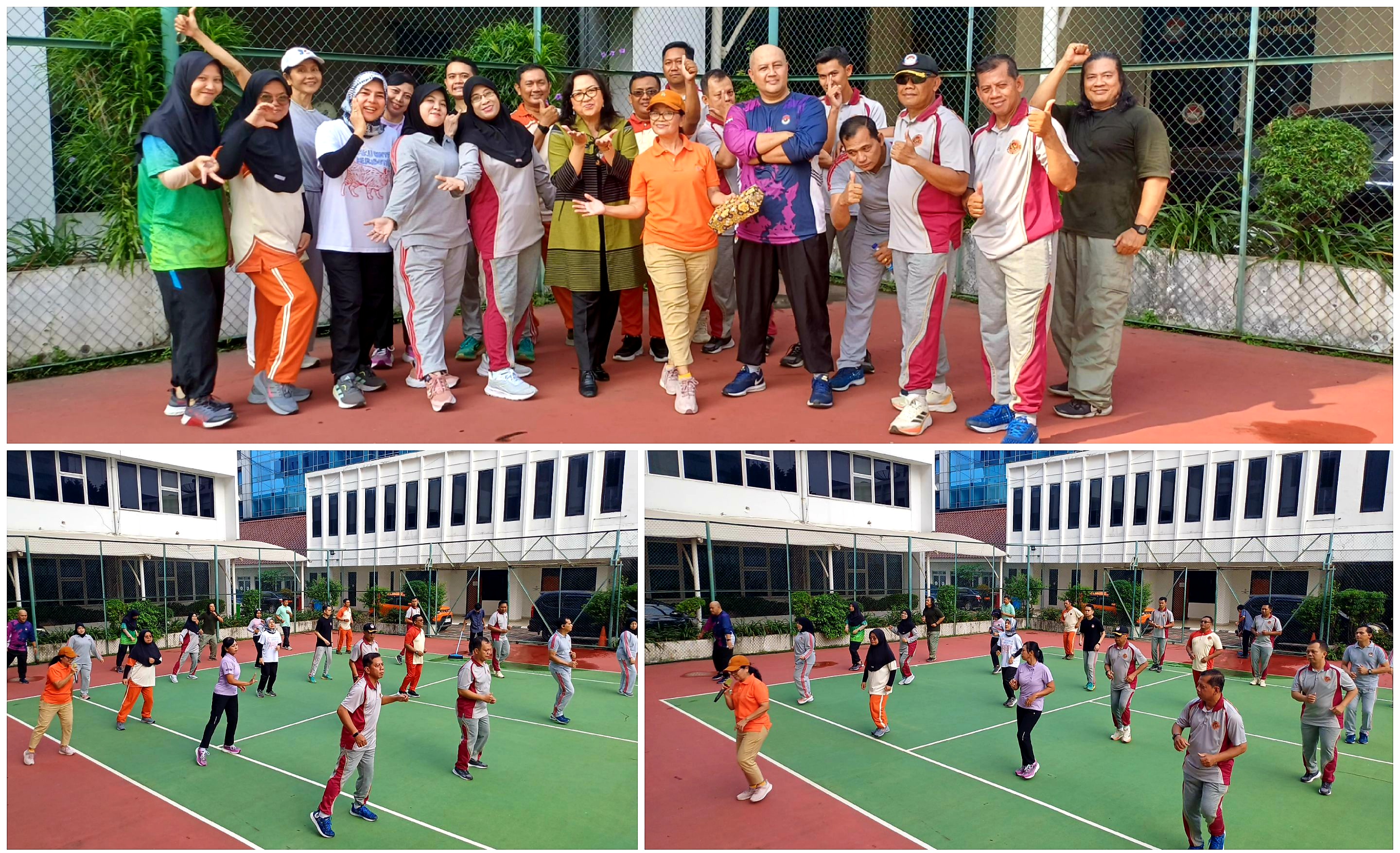 LPPM Unhan RI Mengundang Warga Kampus untuk Senam Line Dance