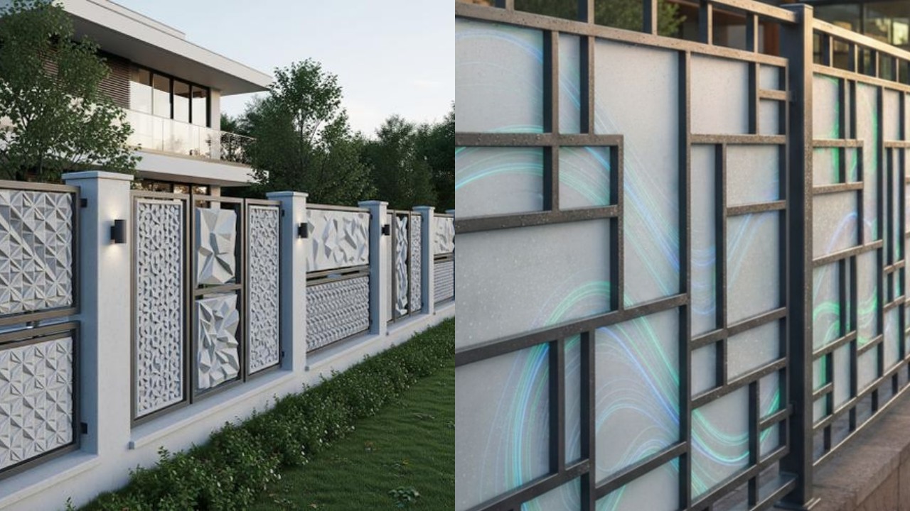 Model Pagar Besi Kombinasi Fiber Modern 2026, Tahan Cuaca dan Sedap Dipandang!