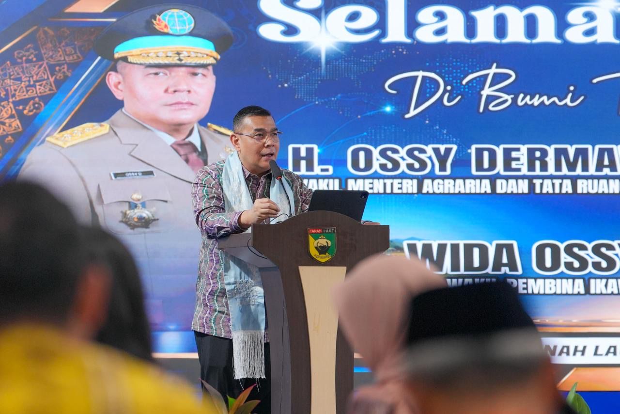 Wamen ATR/BPN Dorong Optimalisasi GTRA untuk Percepat Penyelesaian Masalah Pertanahan di Tanah Laut
