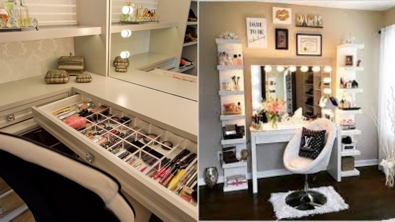 Gak Punya Meja Rias? Ini Ide Ruang Makeup Mini di Rumah