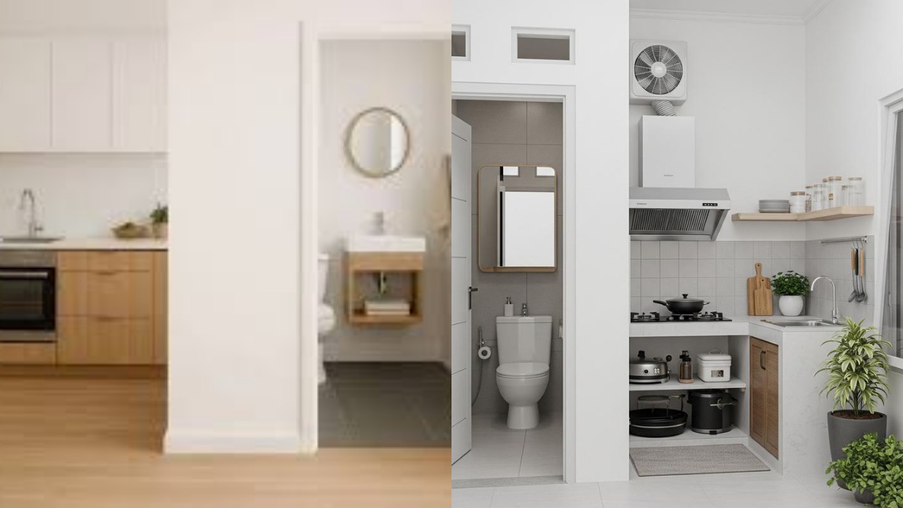 Rumah Terasa Lebih Mewah dengan Model Dapur dan Kamar Mandi Minimalis Modern!