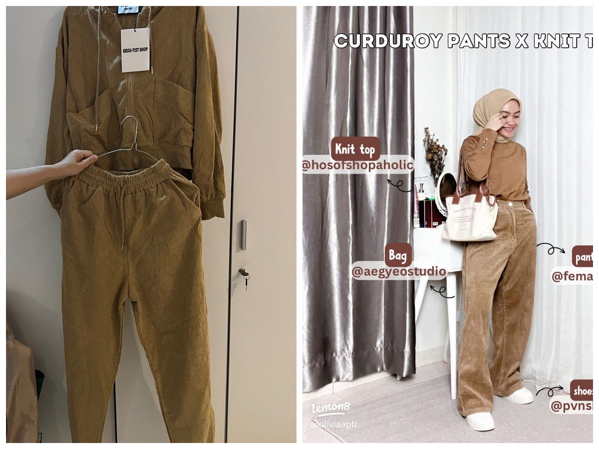 Tampil Stylish Setiap Hari! Ide Outfit Keren dengan Celana Corduroy yang Wajib Dicoba