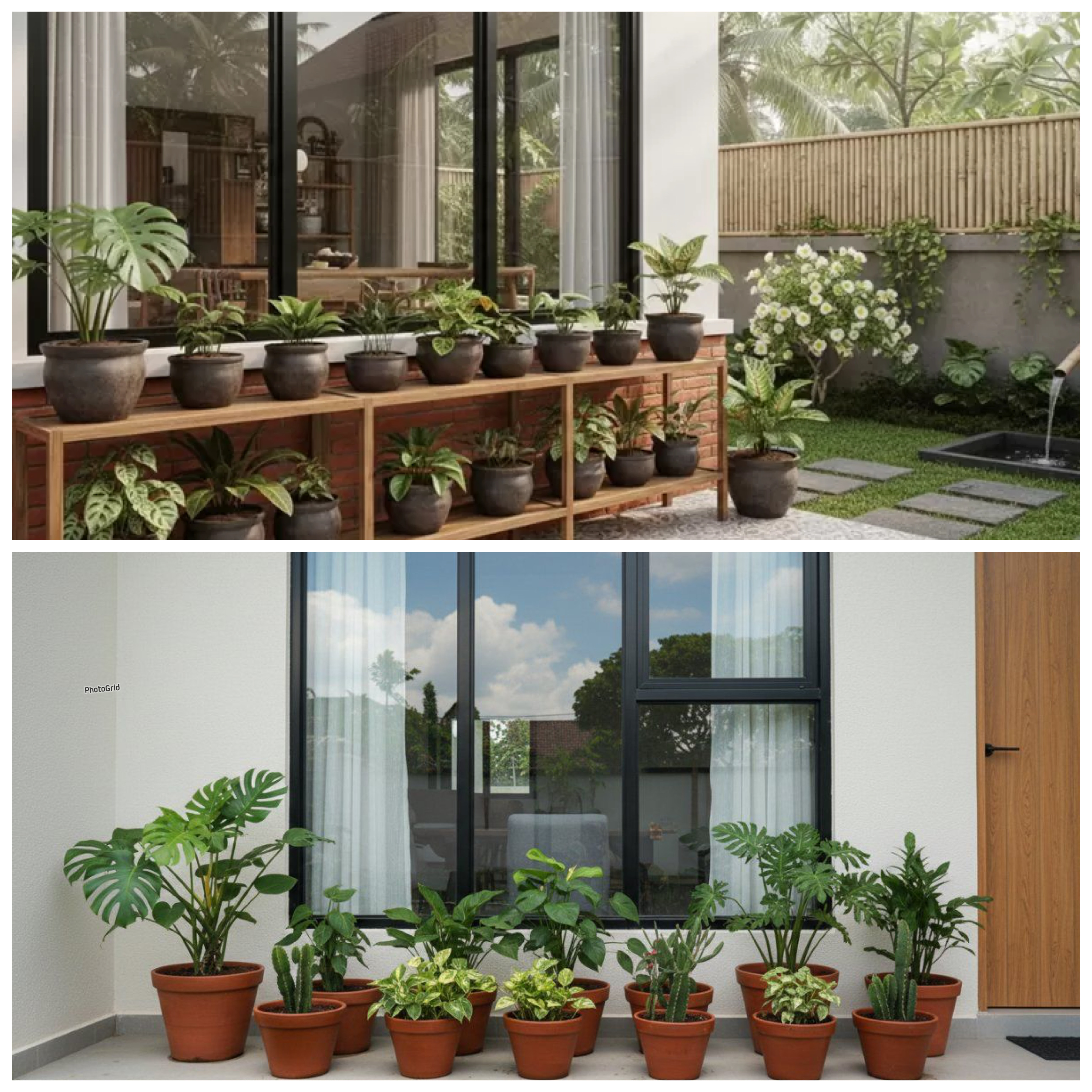 7 Inspirasi Pot Tanaman di Bawah Jendela yang Bikin Rumah Auto Lebih Estetik dan Fresh!!