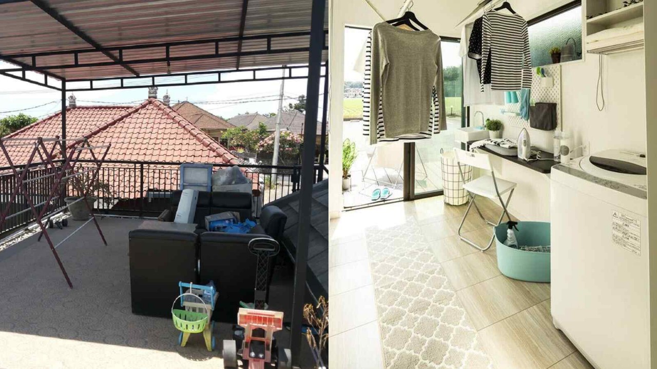 Ide Ruang Cuci Jemur Lantai Dua Modern yang Space-Saving untuk Lahan Terbatas!