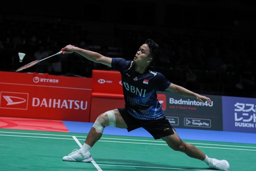 JAPAN Open : Nasib Sial Anthony Ginting Tumbang Atas Tuan Rumah