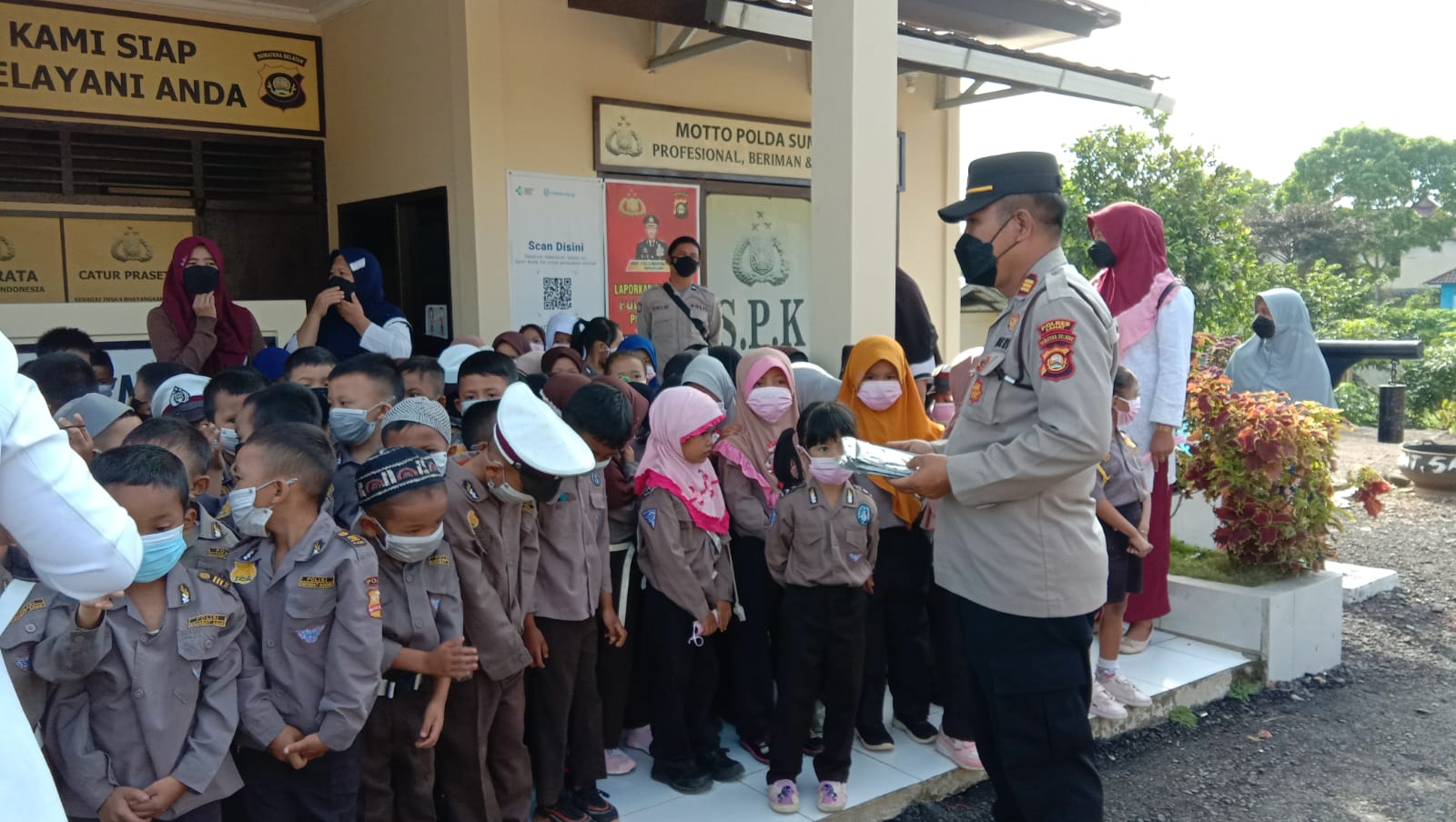 Polsek Jarai Mendapat Kunjungan Dari Polsanak