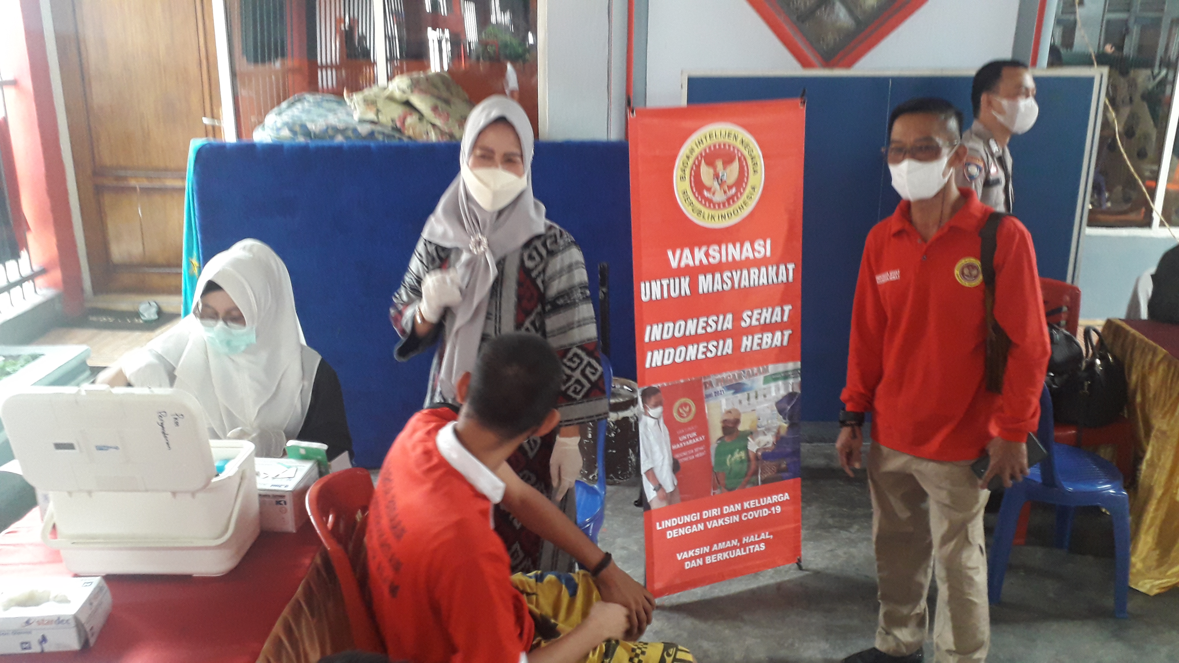 Sukseskan Program Vaksinasi, Binda Sumsel Kolaborasi Dengan Lapas Kelas III Pagaralam