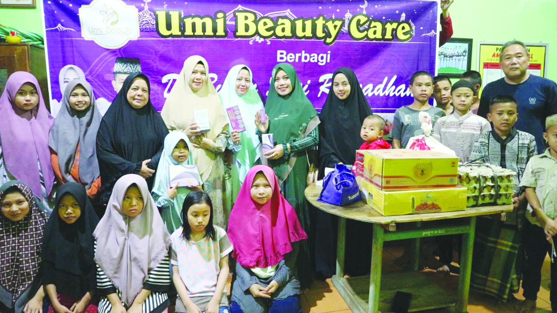 Produk Kecantikan Umi Alfatih Gelar Baksos Ramadhan Bersama Anak Panti