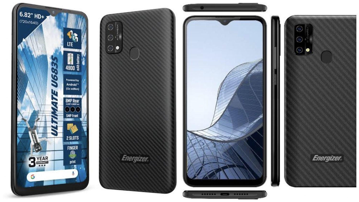 Energizer U683S, Layar Lapang dan Baterai 4900 mAh Jadi Andalan