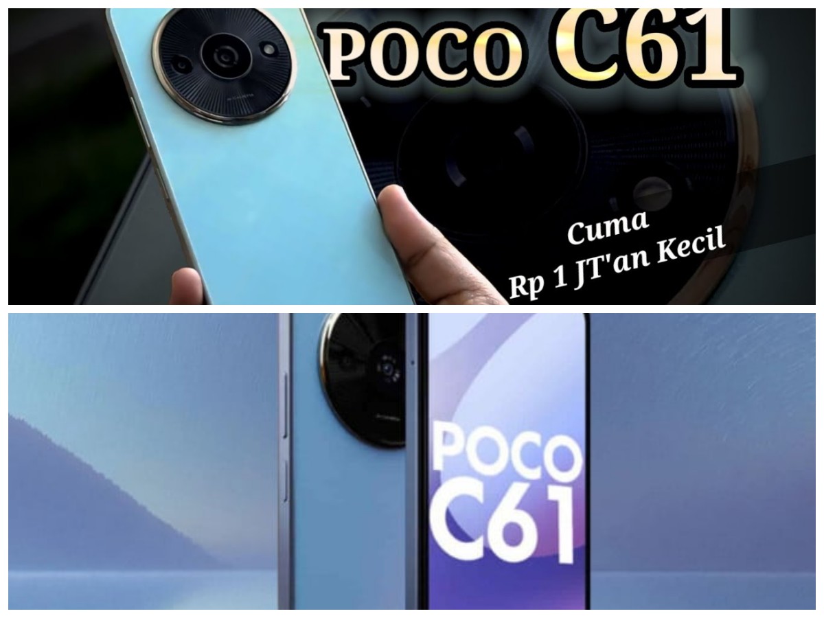 Poco C61: Ponsel Terjangkau dengan Desain Kekinian dan Kamera 8 MP yang Cukup Andal