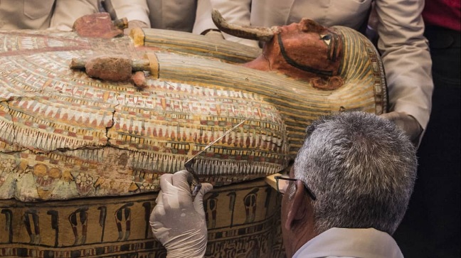 Bikin Merinding, Ditemukan 30 Peti Mati di Kuburan Kuno, Penjelasan Arkeolog Mesir Berusia 3000 Tahun