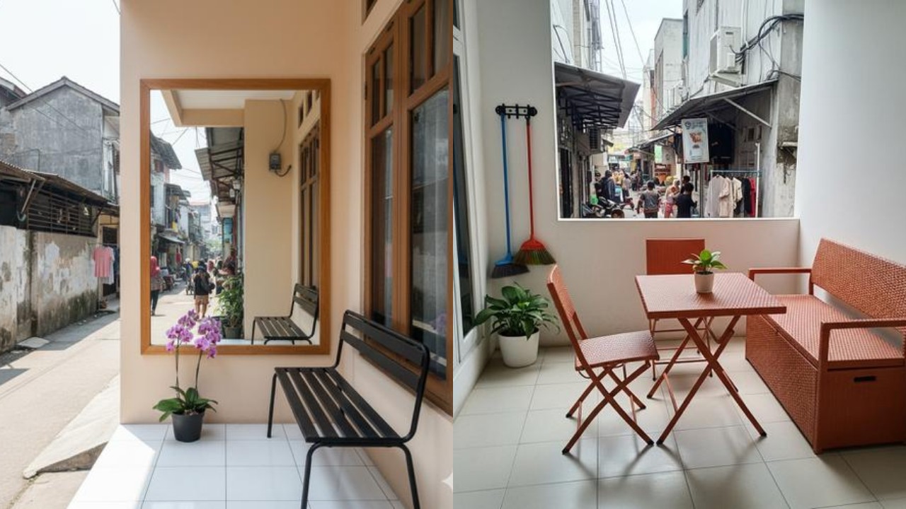 Ide Cerdas Model Teras Rumah di Gang Sempit agar Tidak Terlihat Sumpek!