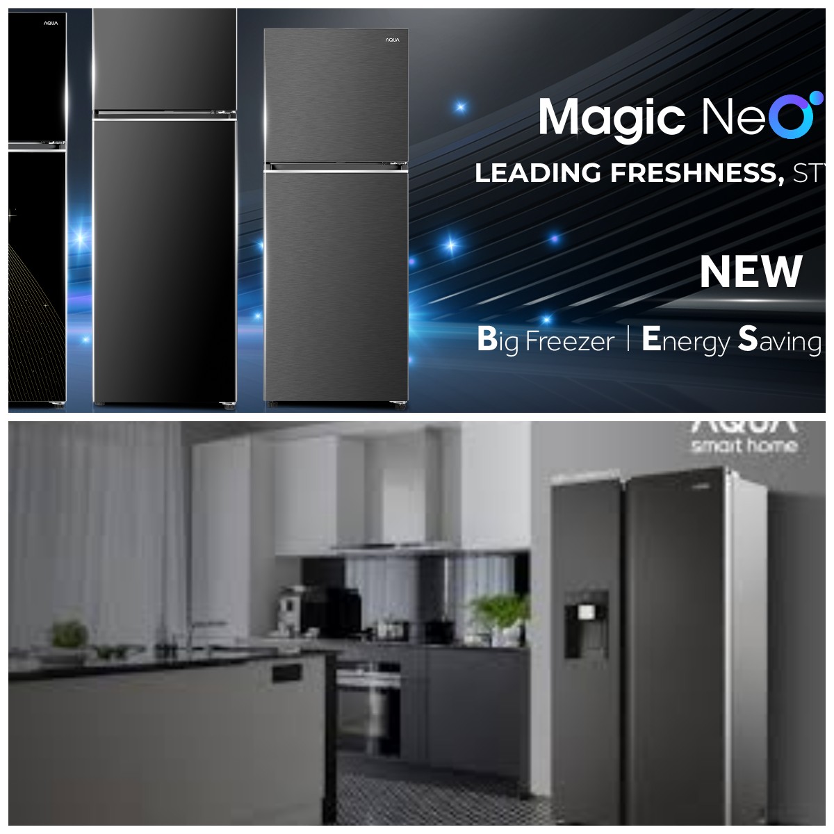 AQUA Elektronik Punya Teknologi Canggih! Ini Fitur Andalan Kulkasnya yang Tahan Lama