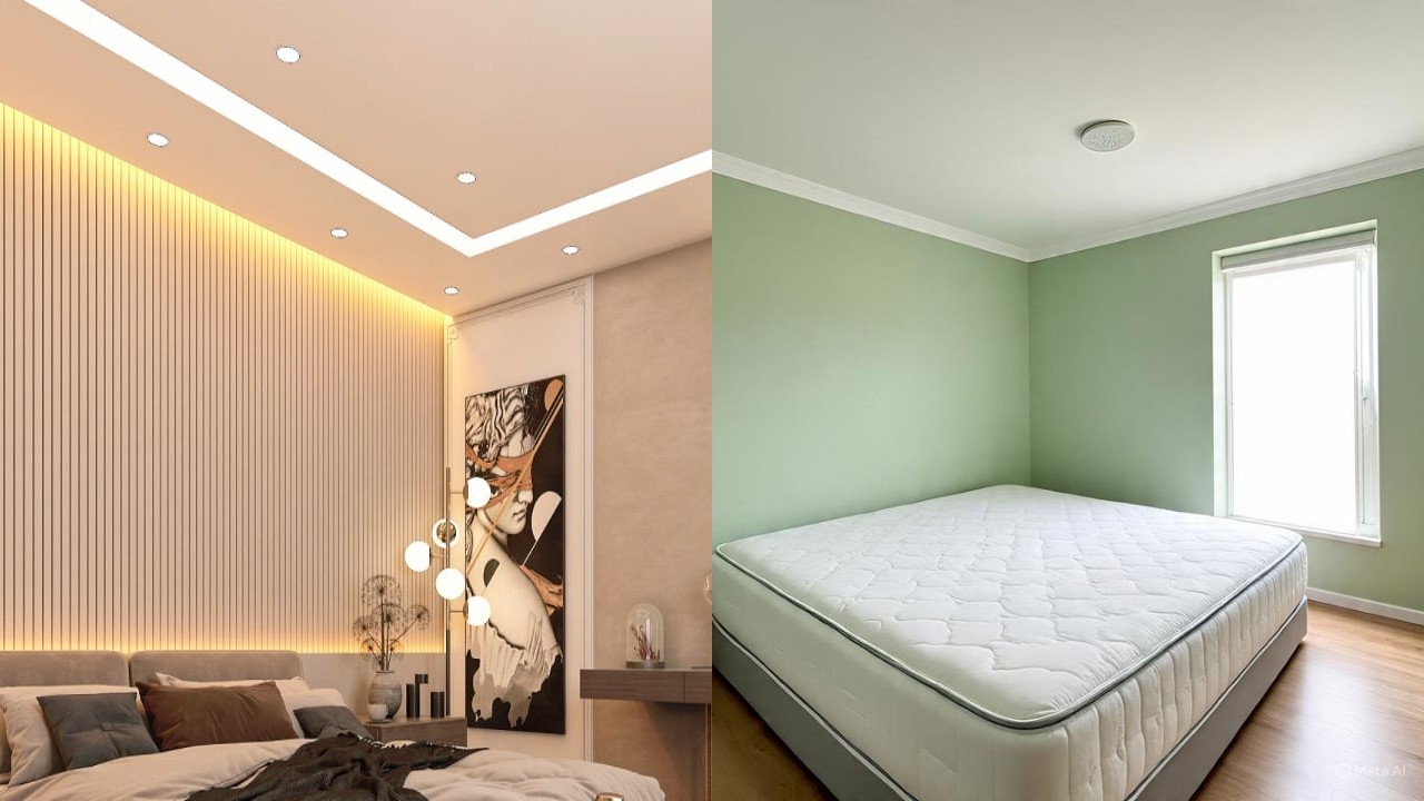 Plafon Kamar Tidur Murah dengan Desain Sederhana dan Elegan!