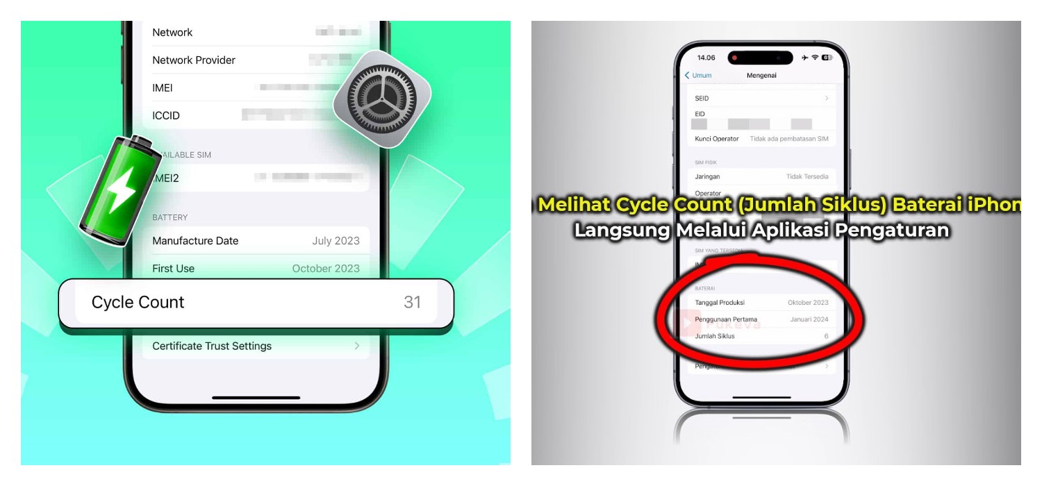 Cycle Count iPhone, Begini Cara Tahu Seberapa Sering Bateraimu Diisi Daya