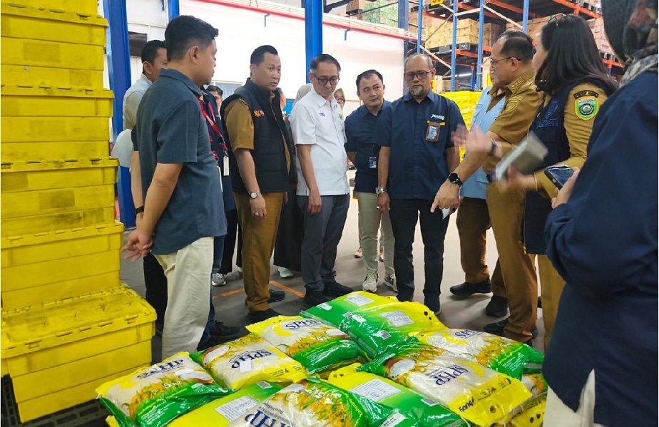 Stok Beras Premium Menipis, Pemprov Sumsel Sidak Pasar dan Cek Pabrik