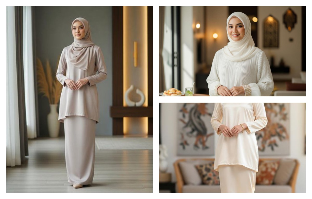 9 Inspirasi Baju Kurung Warna Ivory untuk Lebaran 2026: Anggun, Modern, dan Elegan Sepanjang Hari Raya!
