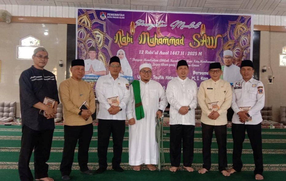 Peringati Maulid Nabi Muhammad SAW, Wujudkan Pagar Alam Damai dan Aman