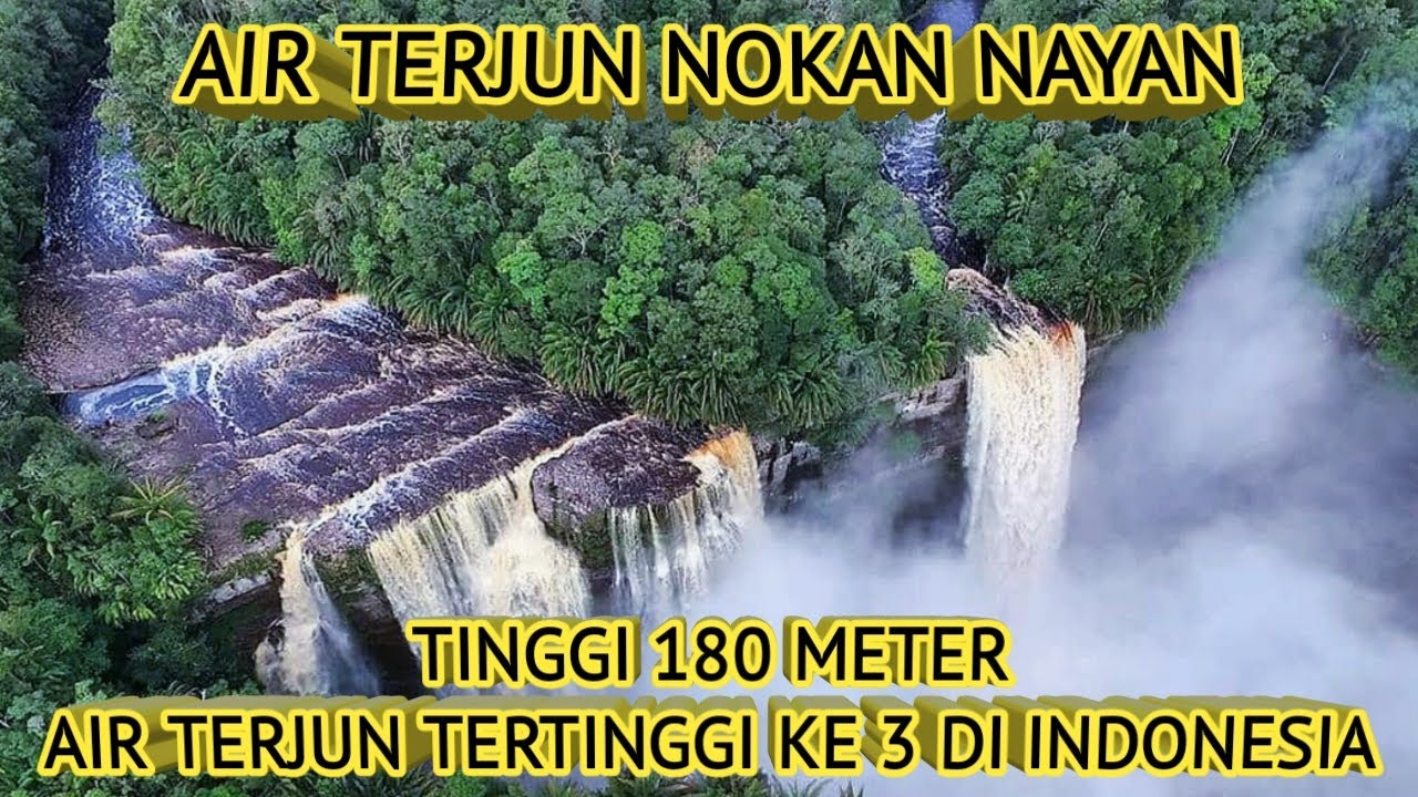 WOW! Inilah 5 Daftar Air Terjun Paling Tinggi di Indonesia, Bahkan Mencapai 250 Meter Loh, Apa Saja ya?