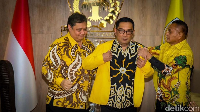 Ridwan Kamil Jadi Waketum Golkar, Siap Gaungkan 'Airlangga Capres'