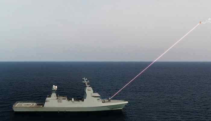 Super Canggih, Kapal Perang Israel Dilengkapi Sistem Hanud Berbasis Laser