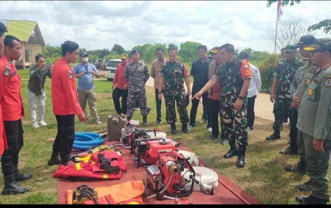 Danrem Gapu Tinjau Daerah Rawan Karhutla di Jambi