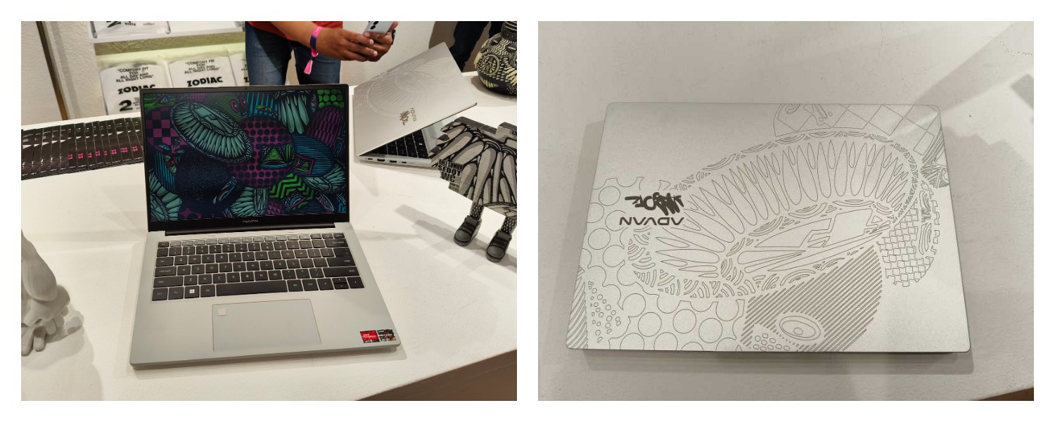 Kolaborasi Unik, Advan dan Darbotz Luncurkan Laptop dengan Desain Grafiti