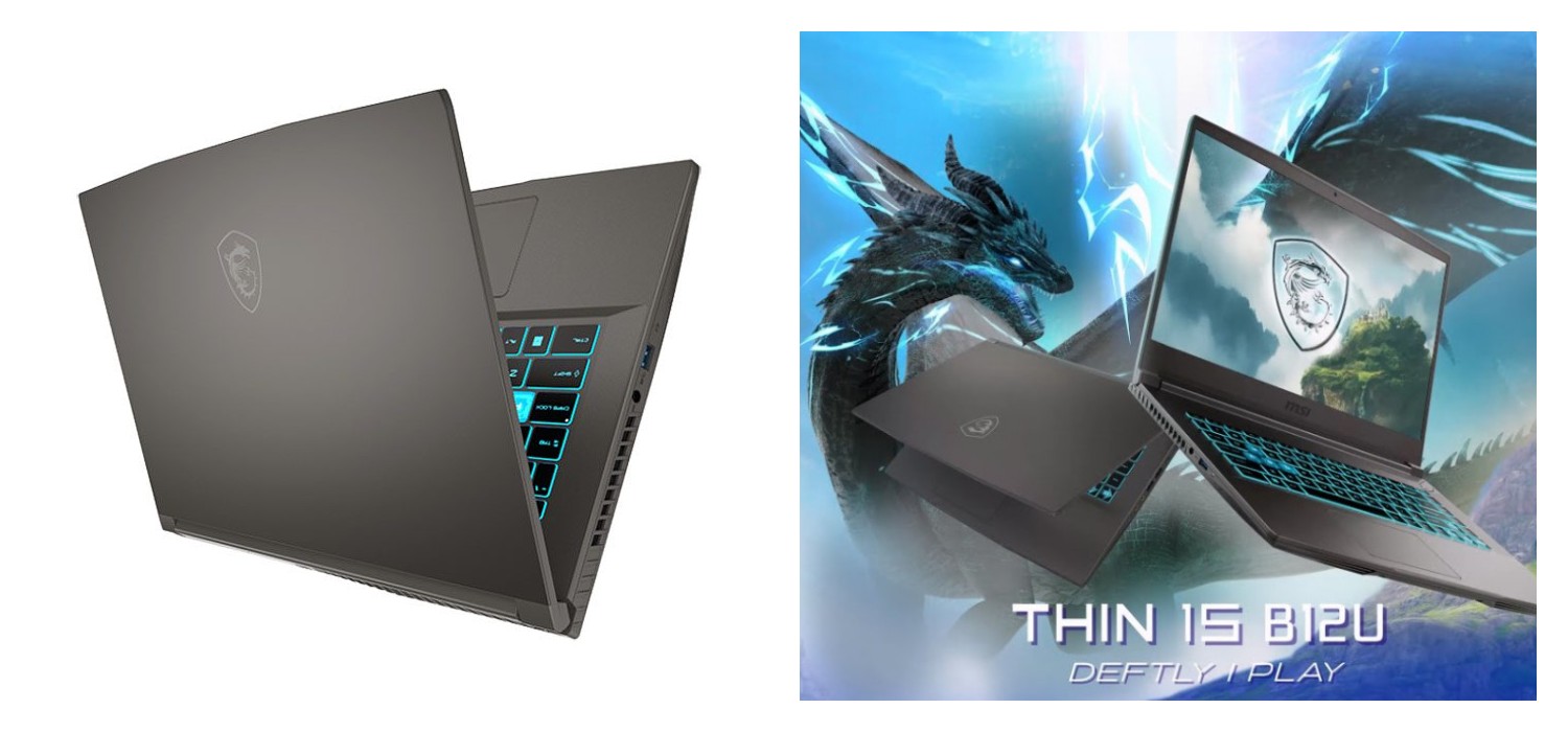 MSI Thin 15 B12UC, Laptop Ringkas dengan Kekuatan Performa Terbaik