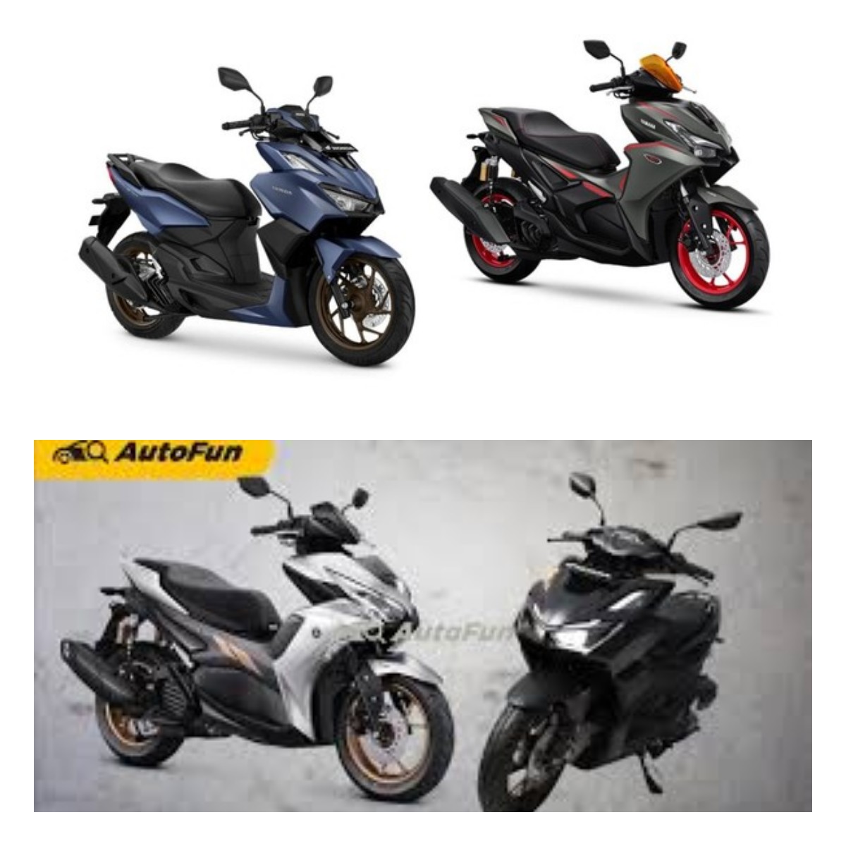 Adu Gaya dan Performa: Honda Airblade 160 vs Yamaha Aerox 155, Siapa Unggul?